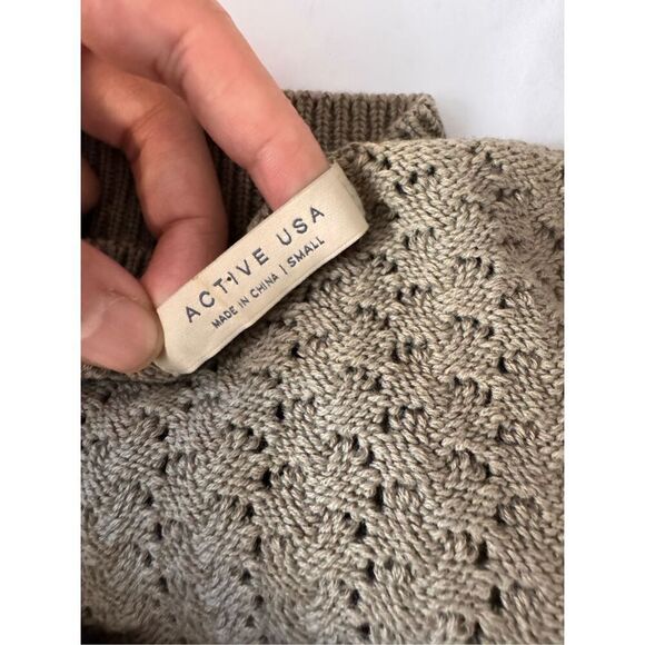 Active USA green blouse size small - Picture 5 of 6